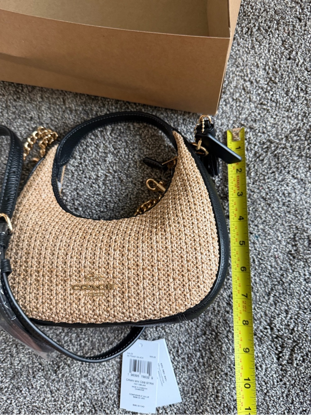 Authentic Brand New Coach Carmen Mini Crossbody Bag (Box & Dust Bag Inculed) - Picture 6 of 10